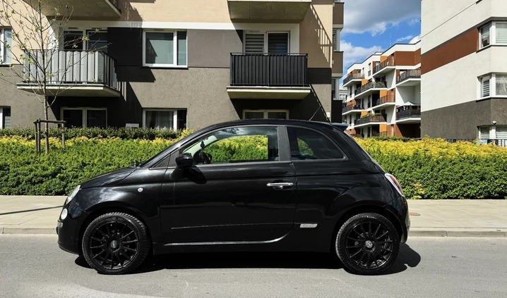 Fiat 500 cena 29999 przebieg: 134000, rok produkcji 2009 z Warszawa małe 407